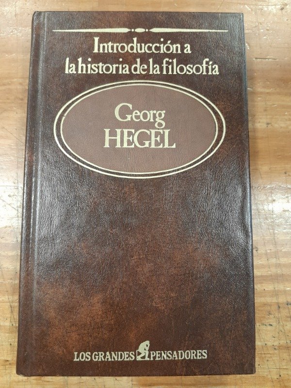 Producto - Introducción a la história de la filosofia - Georg Hegel