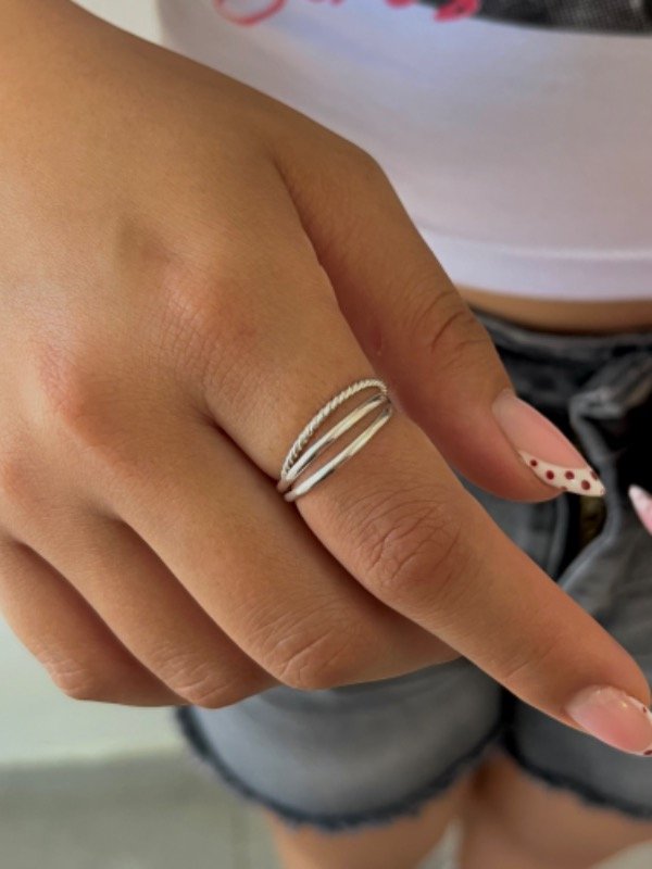 Producto - Anillo triple combinado