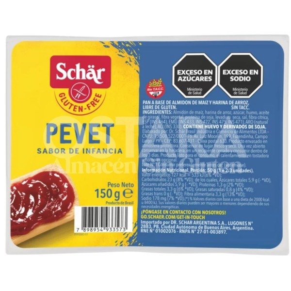 Producto - Pan Pevet Schär