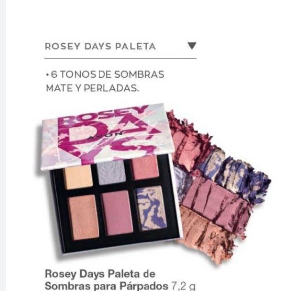 Producto - Paleta de sombras Rosey Days