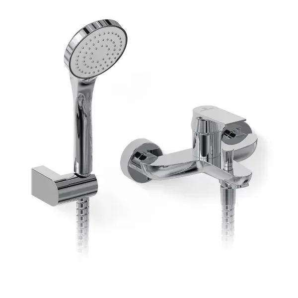 Producto - Ducha exterior c/transferencia Monocomando Raptor Cromo Hidromet