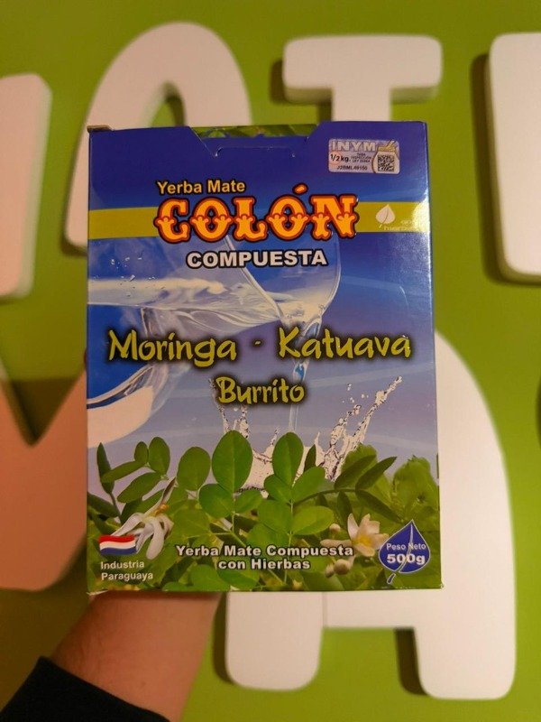 Producto - Yerba Mate Colón Moringa, Katuava y Burrito 500gr