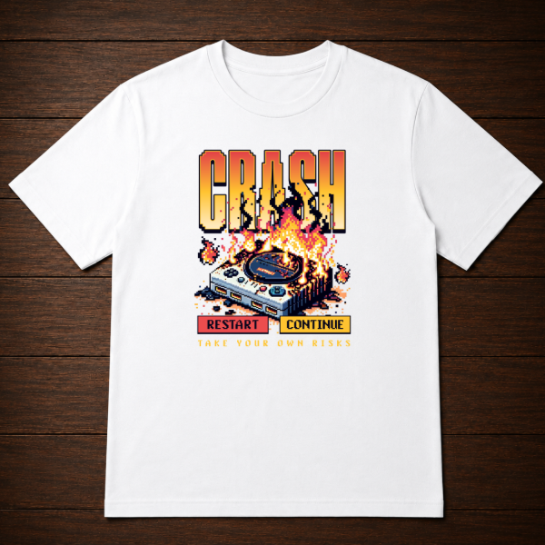 Producto - Remera - Crash restart or continue - 2