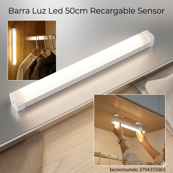 Producto - Barra Luz Led 50cm Recargable Sensor