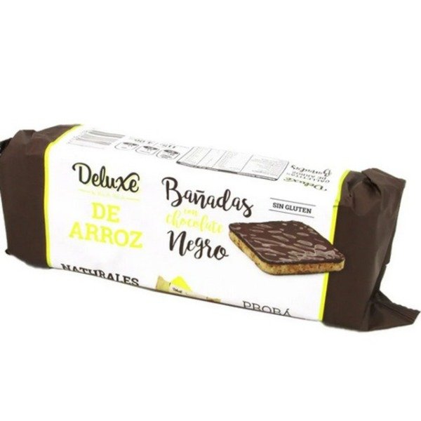 Producto - Galletitas De Arroz Bañadas con Chocolate Negro Deluxe