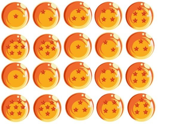 Producto - LAMINA BOLAS DRAGON BALL