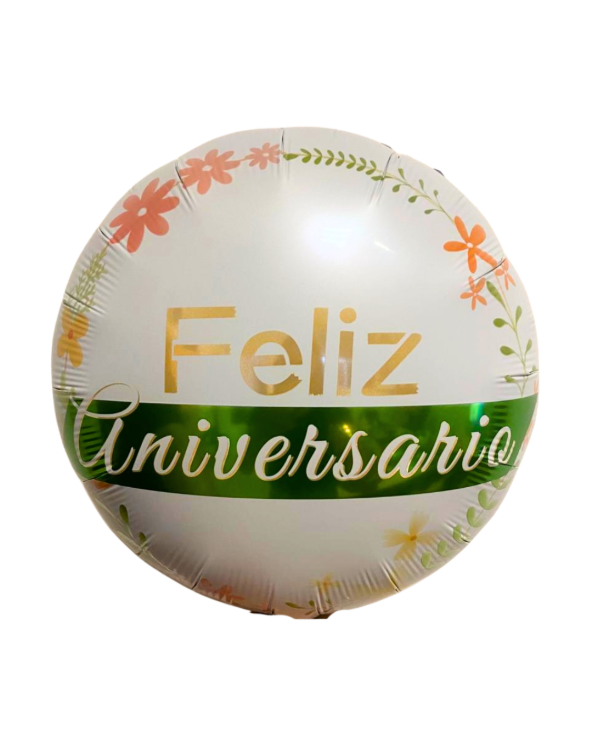 Producto - "FELIZ ANIVERSARIO" REDONDO 18"