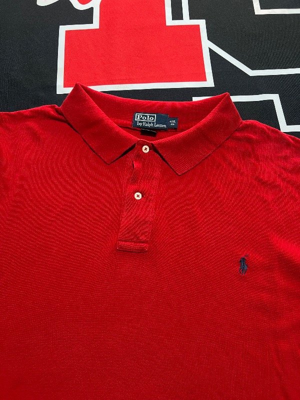 Producto - Chomba Polo Ralph Lauren roja. Talle 4XL