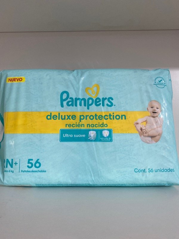 Producto - PAÑALES PAMPERS DELUXE  RN+ X56