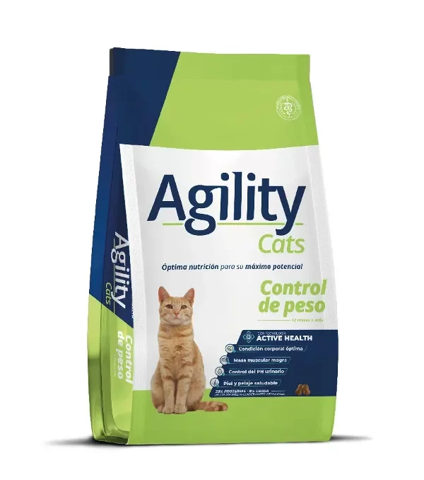 Producto - Agility Gatos Adultos Control de Peso