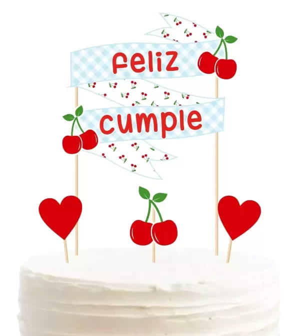 Producto - Cake topper Cereza TC