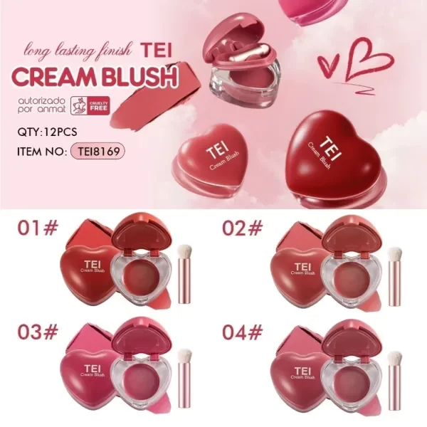 Producto - Rubor en crema con brocha - TEI - 1