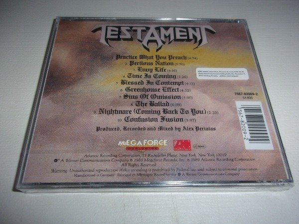 Producto - CD TESTAMENT PRACTICE WHAT YOU PREACH NUEVO EUROPA 31C - 1