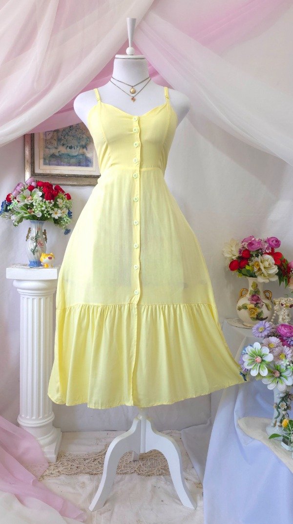 Producto - Vestido Marian Amarilloo! IMPORTADO NUEVO