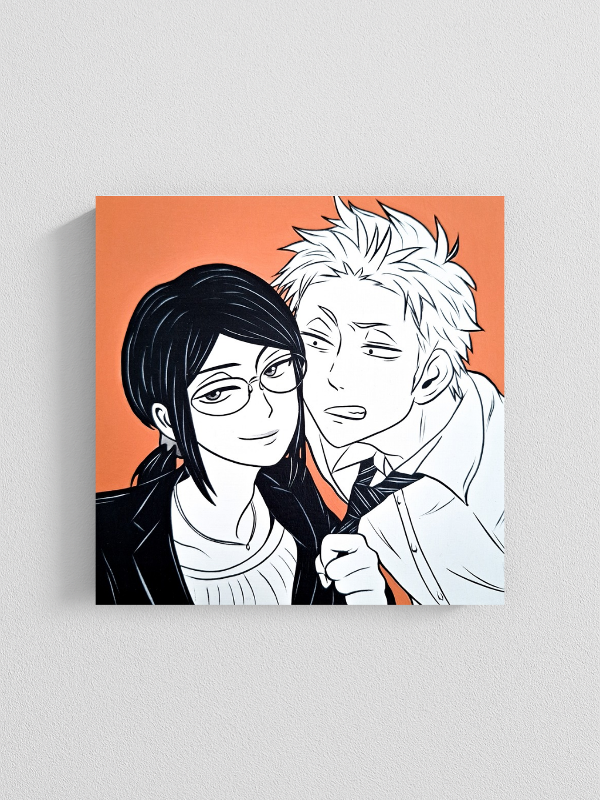 Producto - Cuadro Hanako y Kabakura -Wotakoi-