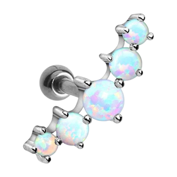 Producto - Piercing Helix Cinco Opalos