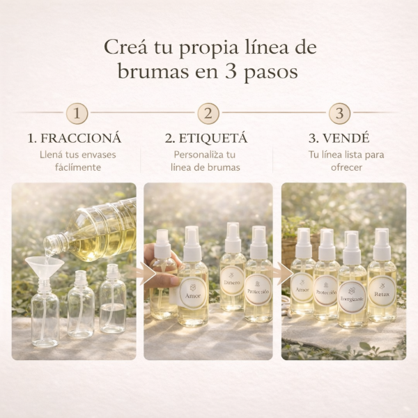 Producto - Combo x5 Brumas Vibracionales 1 Litro - 1