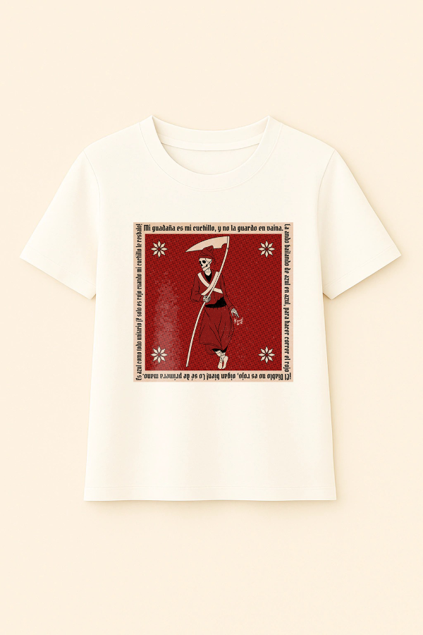 Producto - Muerte Federal (Blanca Clásica Mujer Frontal)