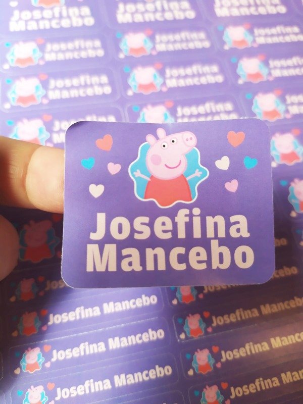 Producto - Sticker para Objetos (de papel) - Peppa Pig