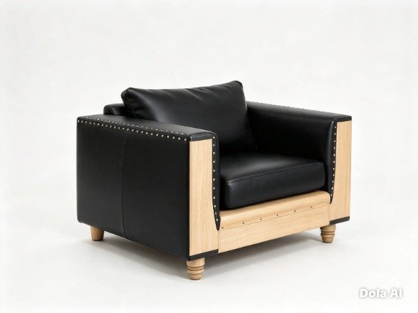 Producto - Sillón Cubo Constructor individual premium - Estilo Clásico Inglés - 4