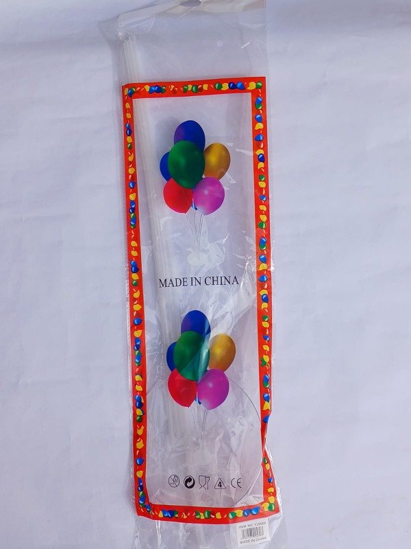 Producto - Soporte 75cm para 7 Globos Transparente