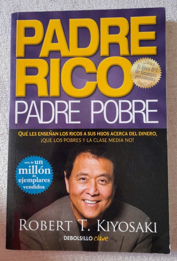 Producto - Padre Rico Padre Pobre - Robert Kiyosaki - Debolsillo Clave