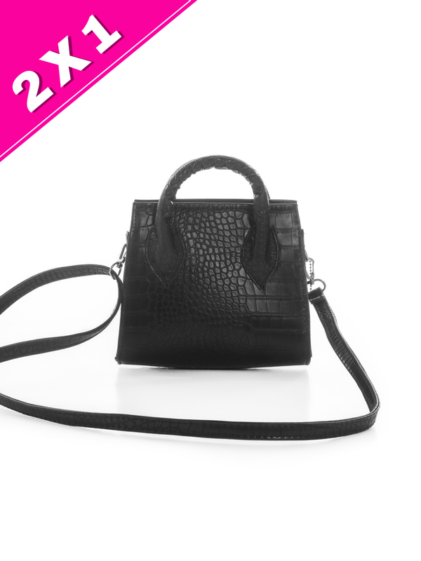 Producto - Mini Bag Reptil Negro