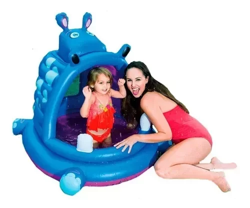 Producto - PILETA INFLABLE NIÑOS HIPOPOTAMO 1.12N X 99CM X 97CM