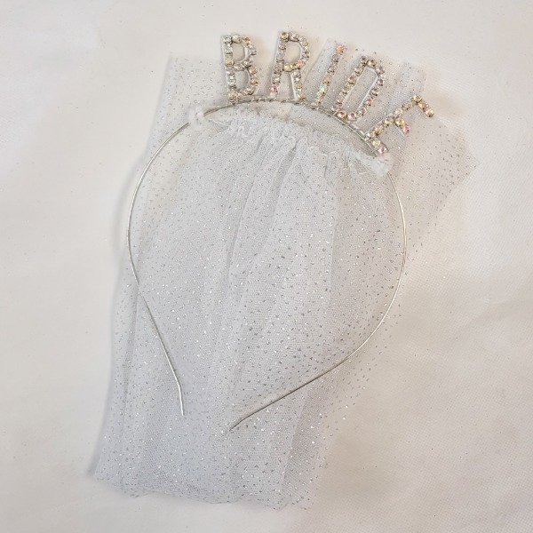 Producto - Vincha BRIDE con velo