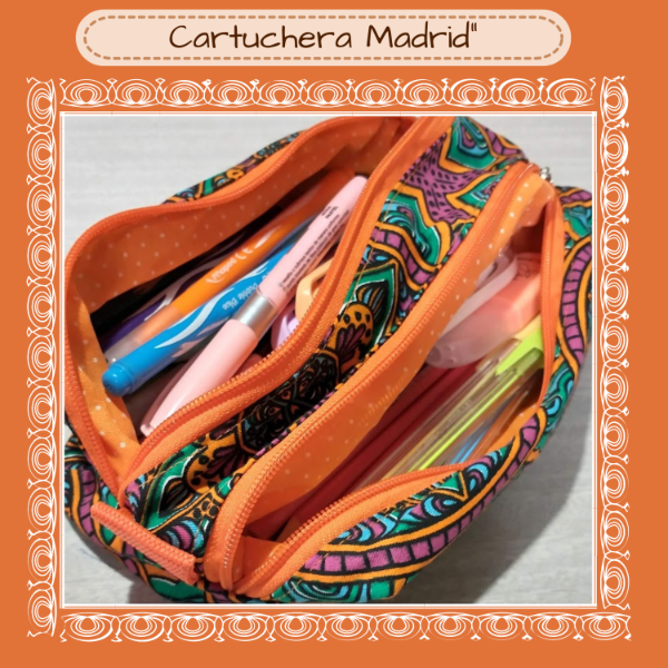 Producto - Cartuchera Madrid "Mandala" 2 cierres