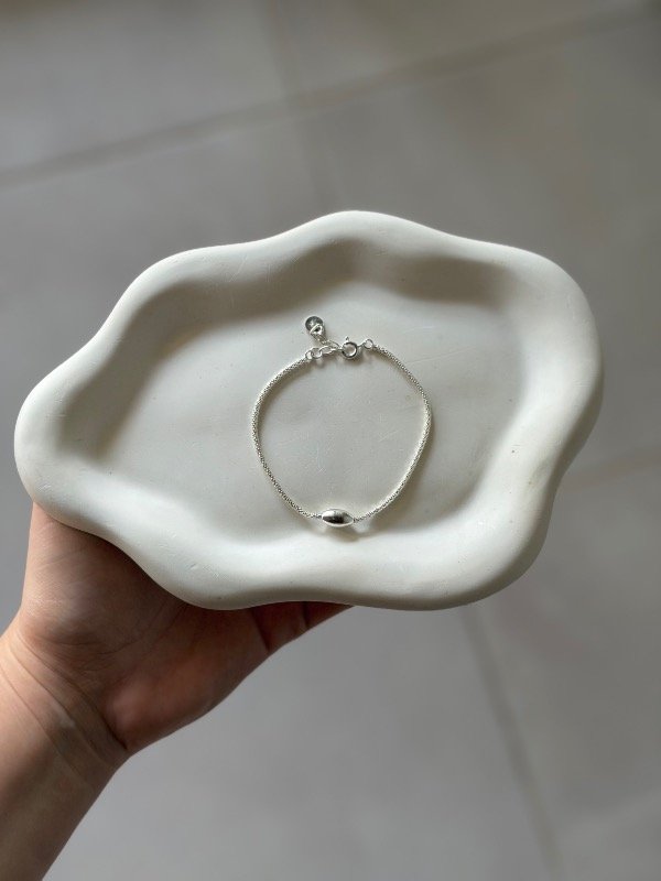 Producto - Pulsera coreana + óvalo