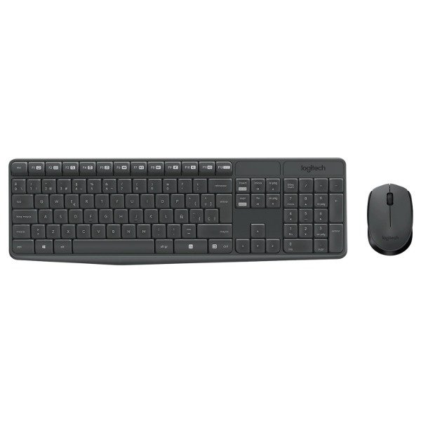 Producto - Combo Teclado y Mouse Inalámbrico Logitech MK235 Negro - 1