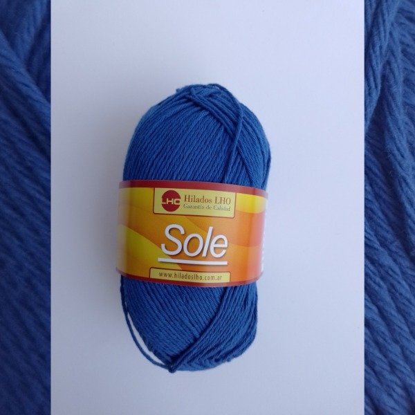 Producto - Hilo SOLE color AZUL FRANCIA  (4015)