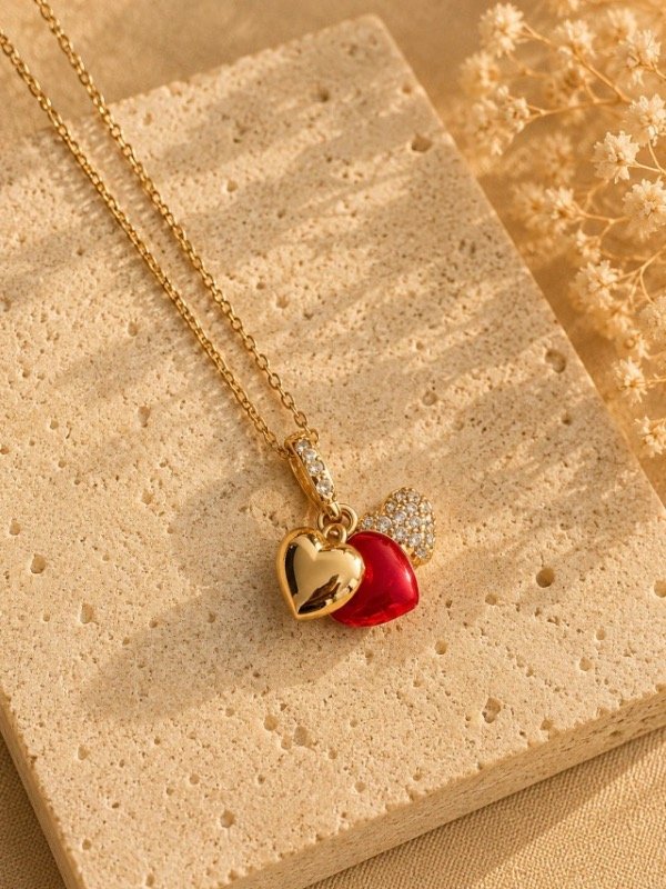 Producto - Collar Dijes Corazon A.D.