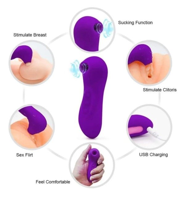 Producto - VIBRADOR MASTURBADOR DE SUCCION DEL PUNTO G - 2