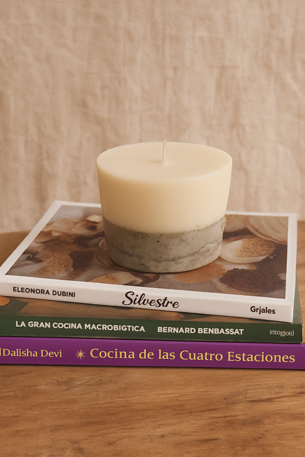 Producto - Vela concreto rústica