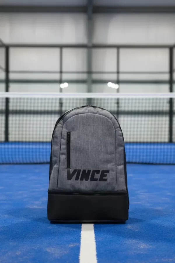 Producto - Mochila Paletera Vince Padel Gris con Negro