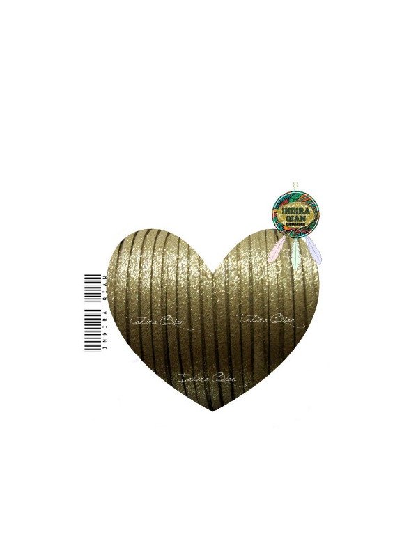 Producto - Gamuza Glitter Dorado