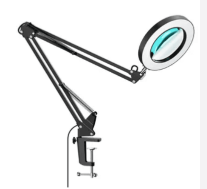 Producto - LAMPARA VELADOR LED CON LUPA ARTICULADA 83043