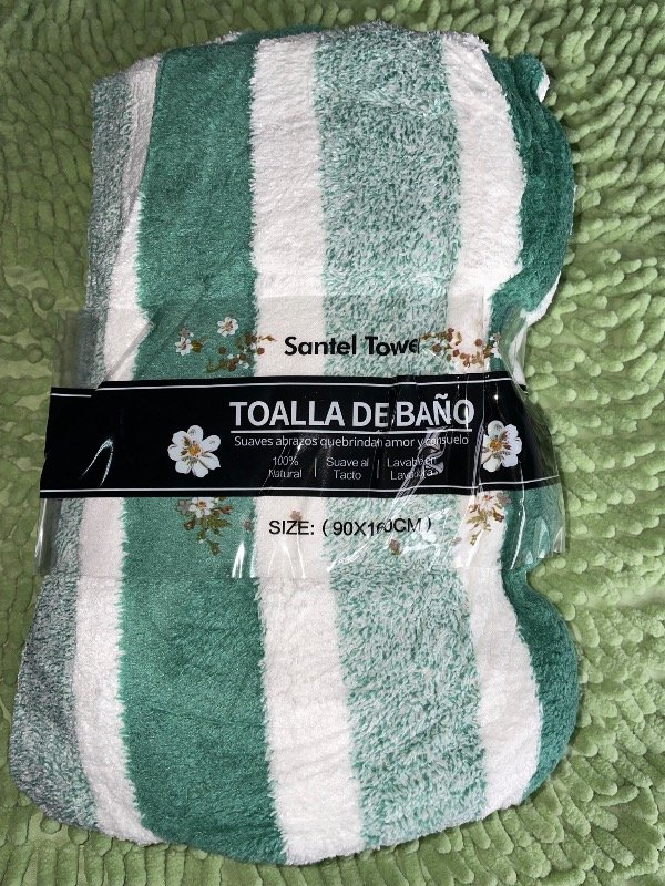 Producto - Toallones secado rápido gigantes rallados - 0