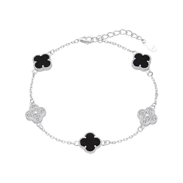 Producto - Pulsera Varo Negro y Brillo (P066)