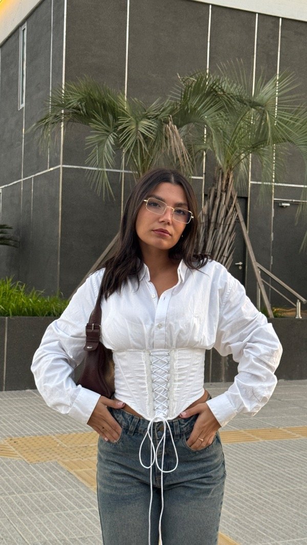 Producto - Corset camisa white