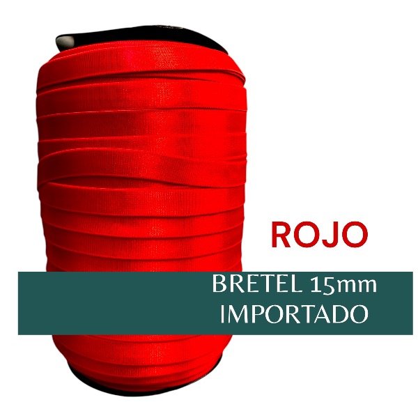 Producto - Bretel 15mm importado Cono ROJO
