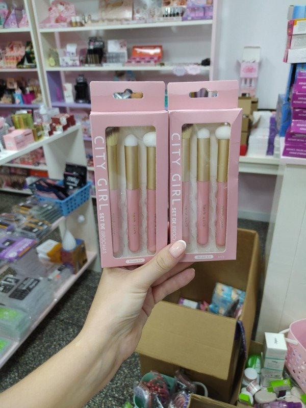 Producto - Set x3 de brochas difuminadoras city girl