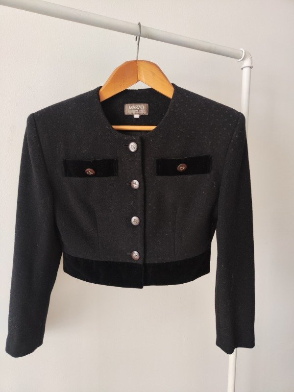 Producto - Saco Crop Combinado