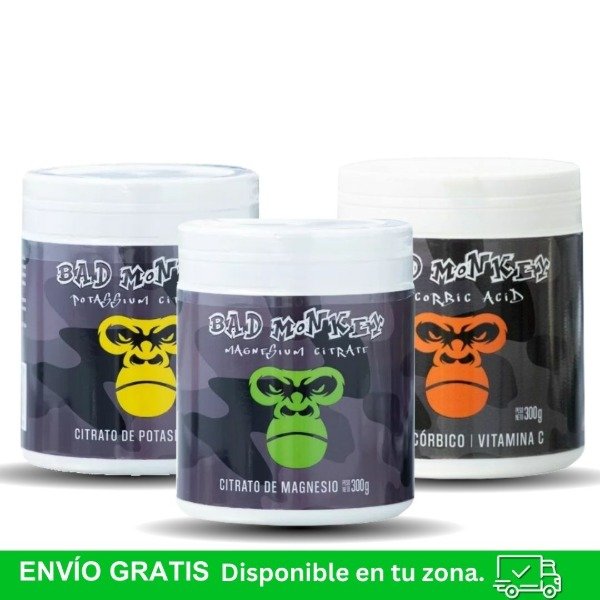 Producto - Citrato de Magnesio + Citrato de Potasio + Ácido Ascórbico (Vitamina C)