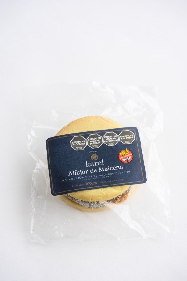 Producto - ALFAJOR DE MAICENA CON DDL 100 GR SIN TACC KAREL