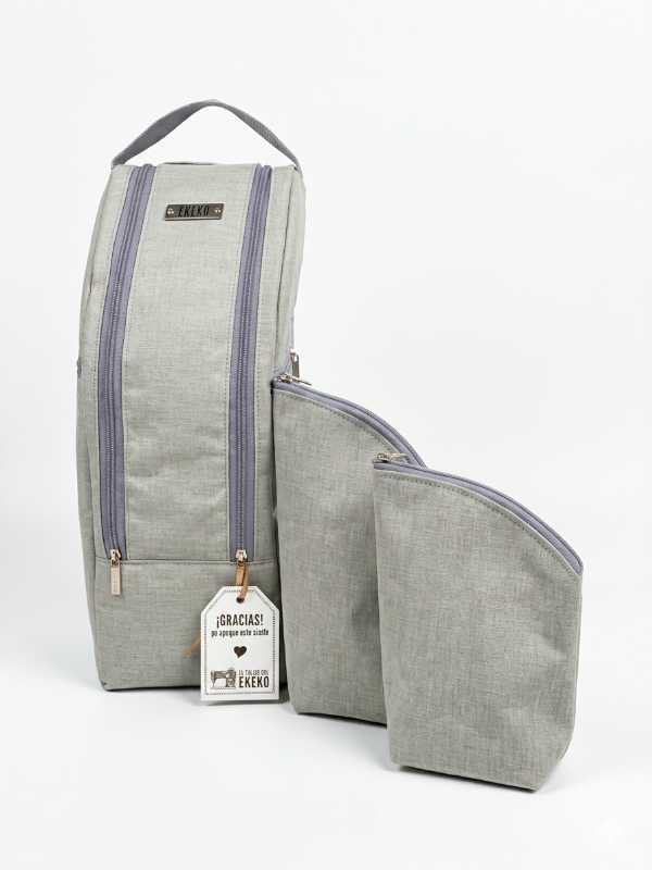 Producto - Matera Niza gris claro melange