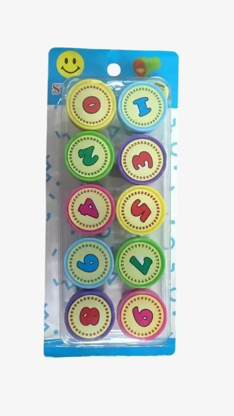 Producto - Caja con 10 Sellos Números 6437