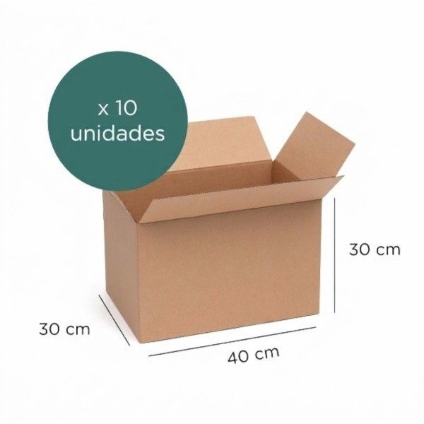 Producto - Cajas de Cartón Corrugado Tamaño Mediano - Varias Medidas - 2